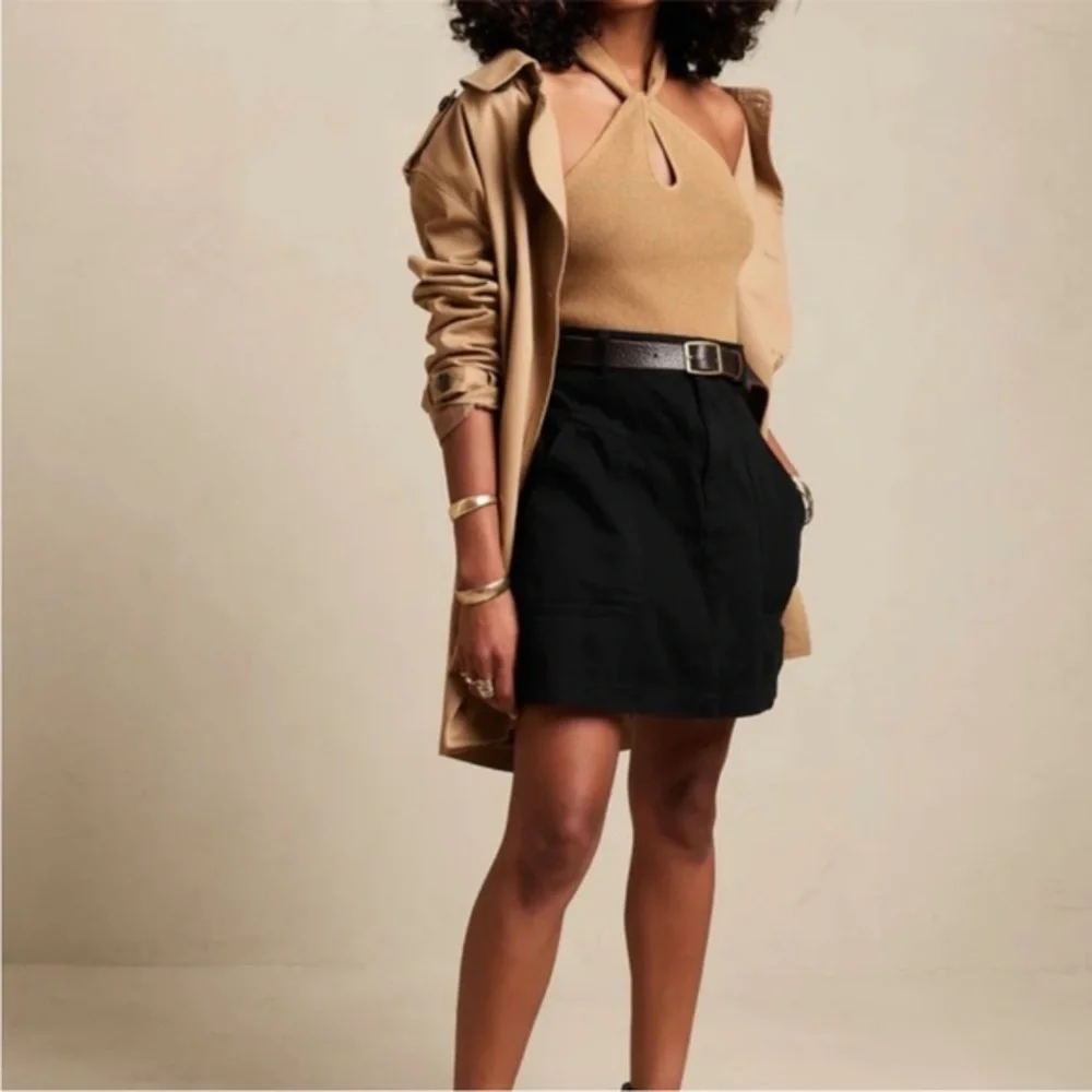 Banana Republic Twill Mini Skirt Sz 14P